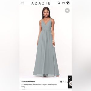 Azazie Maren Bridesmaid Dress - Dolphin Grey